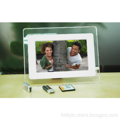 7 inch battery operated digital photo frame with high resolution digi